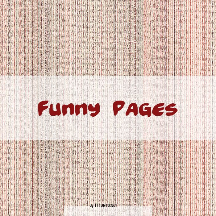Funny Pages example